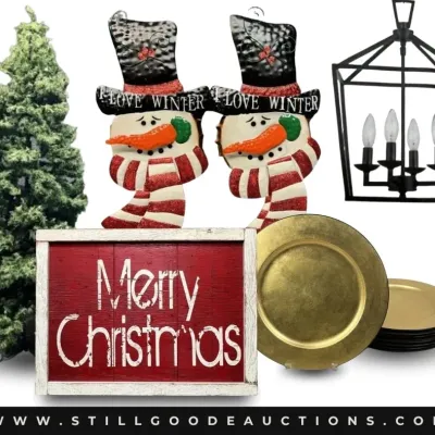 Sale Photo Thumbnail #5: Furniture, antiques, art glass, Murano glass, large appliances, small appliances, coins, gold, sterling silver, quilting supplies, toys, bicycles, taxidermy, crystal, brass, steins, holiday decor, Texaco collectibles, Fitz & Floyd, knives, sunglasses, wat