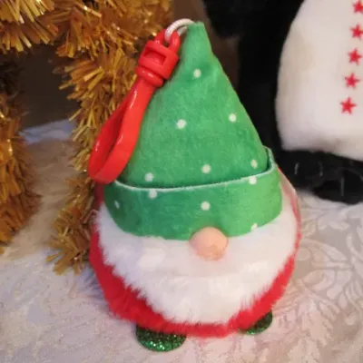 Sale Photo Thumbnail #34: Ty baby pillow is a reindeer & is new with tags, gnome is new with tags, See pictures