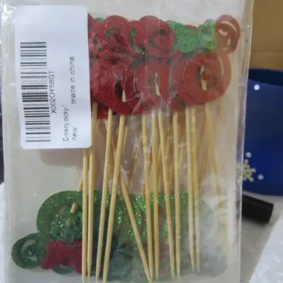 Sale Photo Thumbnail #609: Mickey Mouse picks are 24 in the package, Snowflakes are 5" and are 3 to a package, see pictures