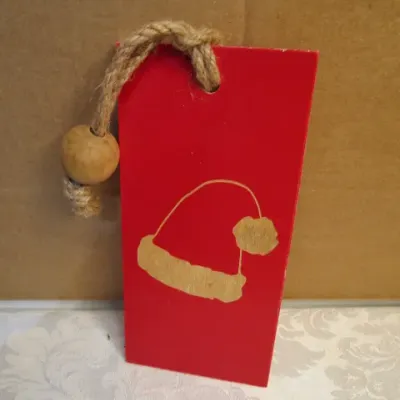 Sale Photo Thumbnail #528: Garland is 63" long, sign is 7-1/2" x 3-1/2", See pictures