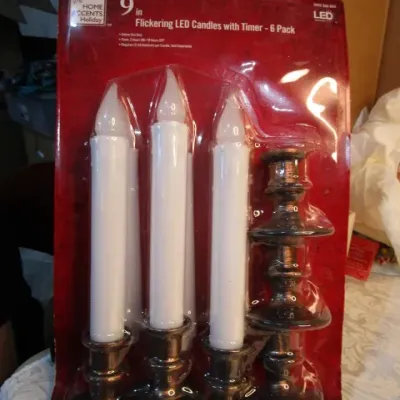 Sale Photo Thumbnail #545: 2 AA batteries per candle not included, see pictures