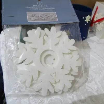 Sale Photo Thumbnail #613: Mickey Mouse picks are 24 in the package, Snowflakes are 5" and are 3 to a package, see pictures