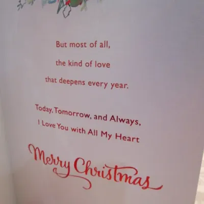 Sale Photo Thumbnail #518: 12 envelopes & cards (dogs), 1 new package of 18 Christmas cards, 1 With Love to my Wife Christmas card, see pictures