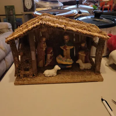Sale Photo Thumbnail #53: Nativity seen.