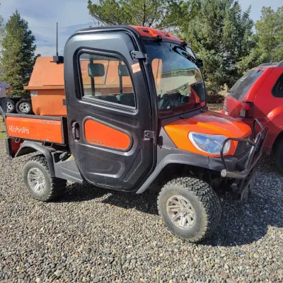 Sale Photo Thumbnail #80: 2021 Kubota TRB X1100 winch, snow plow, closed cabin with heat and air conditioning 