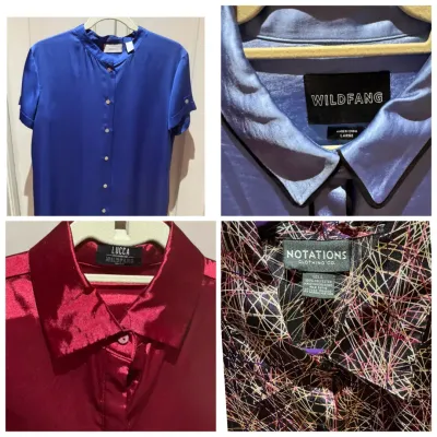 Satiny Tops 