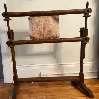 Embroidery frame, circa 1820