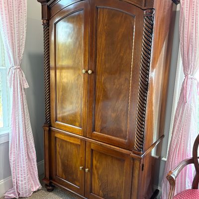 Sale Photo Thumbnail #40: Hickory armoire $399
44X23X83"