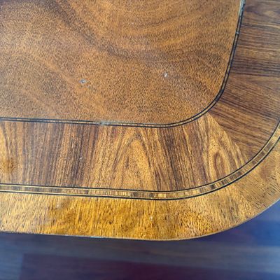 Sale Photo Thumbnail #4: Henredon Duncan Phyte style dining table $2,500
45 X 76 with two 24" leaves
