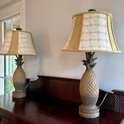 Sale Photo Thumbnail #69: pineapple lamp $79 each