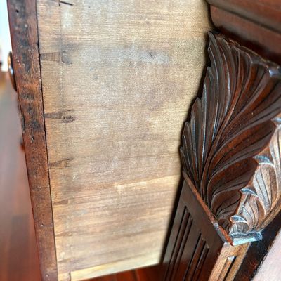 Sale Photo Thumbnail #14: American Empire [1830-1850] antique chest of drawers $1,299
50X22X61"