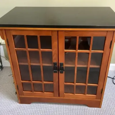 Mission Style Low Cabinet