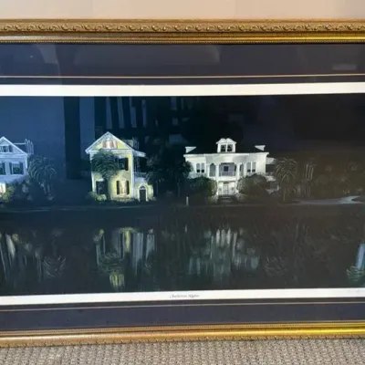 D. Colen "Charleston Nights" Signed & Framed Print