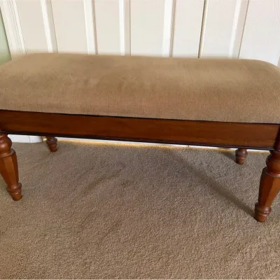 Upholstered Wooden Bench