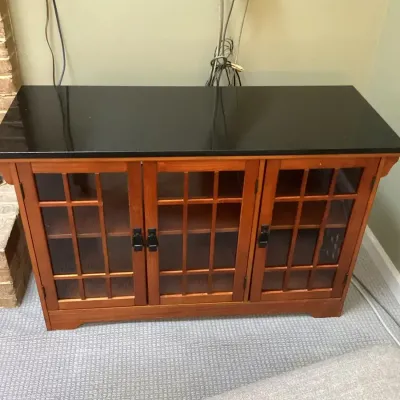 3 Door Mission Style Cabinet