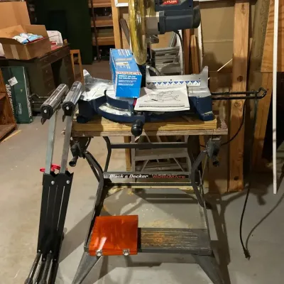 Ryobi Compound Miter Saw And Workstation