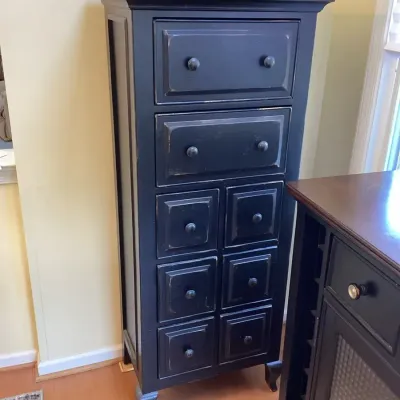 Narrow Wooden Chest Of Drawers