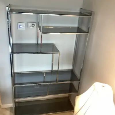 Metal & Smoky Glass Shelf