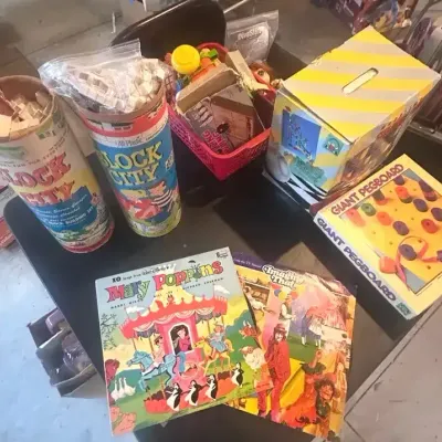 Vintage Toy Lot – Block City, Marbleworks, Toddler Toys, Dolls & More