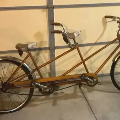 1967 Schwinn Twinn Copper Tandem Bicycle 