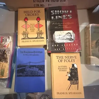 Vintage Railroad Fiction & History Book Lot–Frank H. Spearman, Frank L. Packard and More
