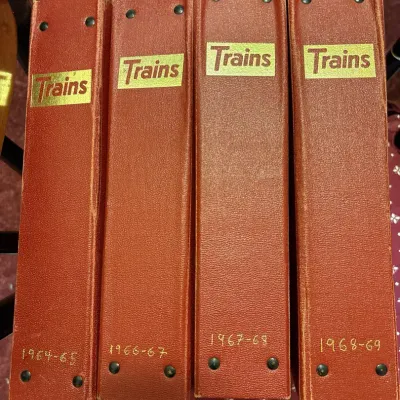 Vintage Trains Magazine Collection: November Issues (1964-1968) in Custom Binders