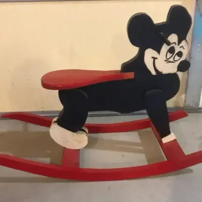 Handmade Mickey Mouse Rocker 