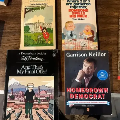 Humor & Comedy Book Lot – Monty Python Encyclopedia, Autobiography & Cartoons