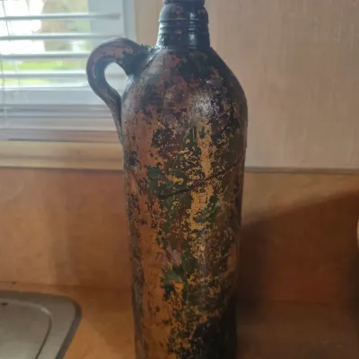 Sale Photo Thumbnail #32: Antique Stoneware Bottle