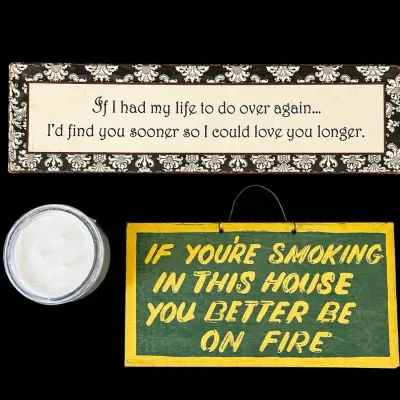 Signs And Candle