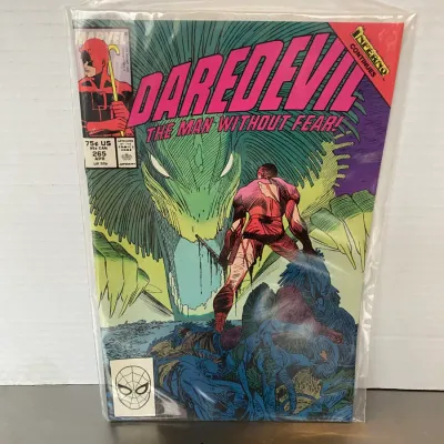 Sale Photo Thumbnail #41: Marvel Comics Daredevil #265, published April 1989, bagged and boarded.