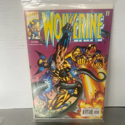 Sale Photo Thumbnail #102: Marvel Comics Wolverine issue #149 direct edition, bagged and boarded in good condition.