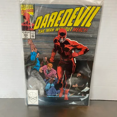 Sale Photo Thumbnail #26: Bagged and boarded copy of Marvel Comics Daredevil #285, October 1990.