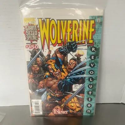 Sale Photo Thumbnail #103: Marvel Comics Wolverine #150 Giant-Sized Special, published in 2000, bagged and boarded in good condition.