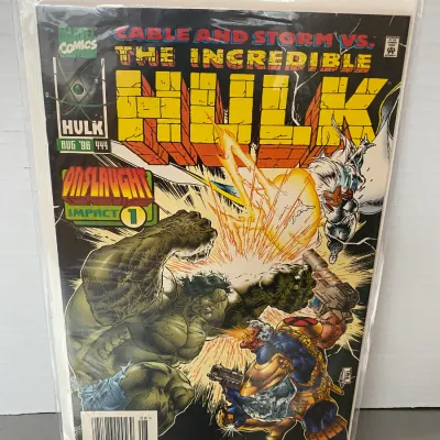 Sale Photo Thumbnail #66: Marvel Comics The Incredible Hulk #312, published October 1985, featuring artwork by Mike Mignola. The comic book comes bagged and boarded for protection.