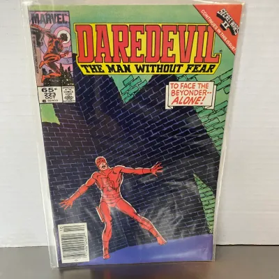 Sale Photo Thumbnail #48: Marvel Comics Daredevil #223 from October 1985, bagged for protection.