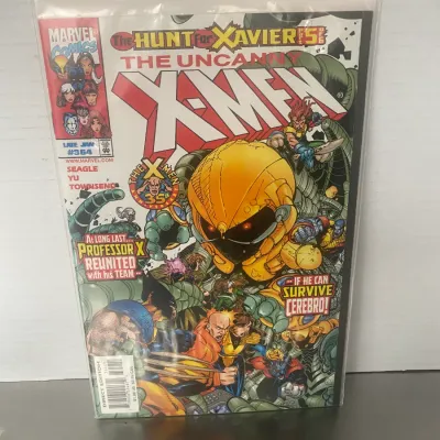Sale Photo Thumbnail #109: Marvel Comics The Uncanny X-Men issue #364, dated late January 1999, bagged and boarded in good condition.