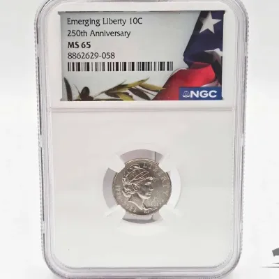 1621 graded 2026 p 205th anniversary emerging liberty dime