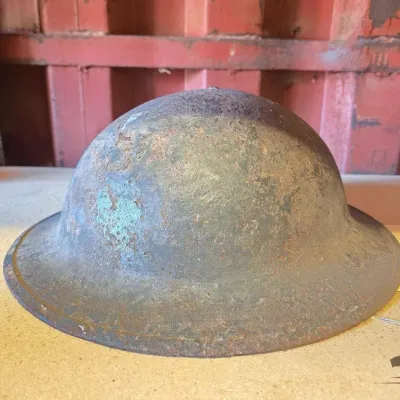6026 vintage ww1 military kettle helmet