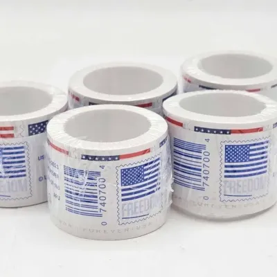 1902 5 rolls 2023 us flag forever stamps