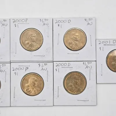 1601 7 2000 2001 sacagawea dollars