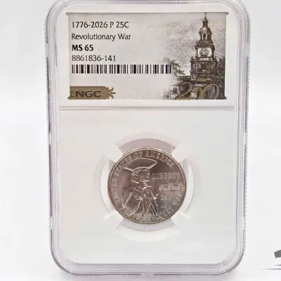 1613 graded 2026 250th anniversary revolutionary war quarter