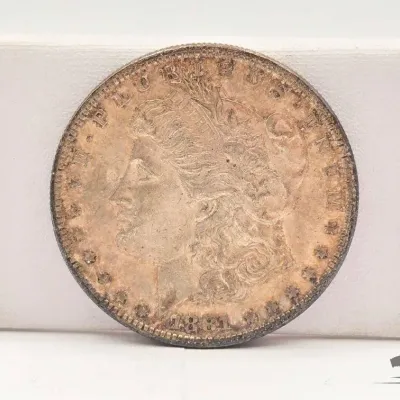 Sale Photo Thumbnail #35: 54 1881 morgan silver dollar