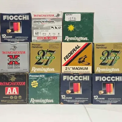 Sale Photo Thumbnail #128: 1252 15 boxes of 12 gauge ammunition