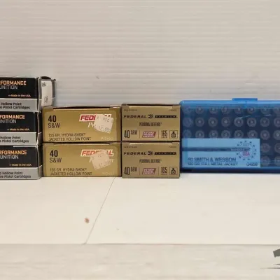 Sale Photo Thumbnail #112: 1218 approx 190 rounds of 40 s w ammo