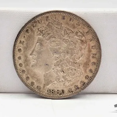 Sale Photo Thumbnail #37: 56 1880 morgan silver dollar