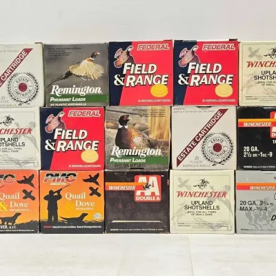 Sale Photo Thumbnail #148: 1296 20 boxes of 20 gauge shotgun ammunition
