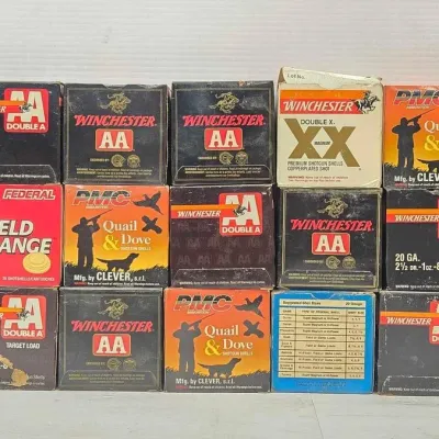 Sale Photo Thumbnail #147: 1294 20 boxes of mixed 20 gauge shotgun ammunition