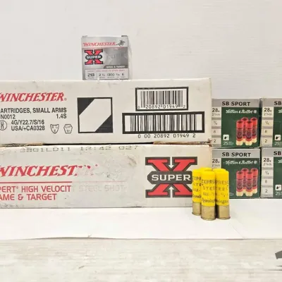 Sale Photo Thumbnail #136: 1272 boxes of 28 gauge and loose 20 gauge shotgun ammunition