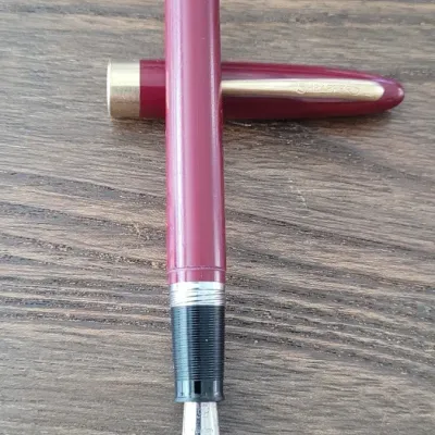 Sheaffer Burgundy Craftsman Snorkel Touchdown FP - F6 Nib